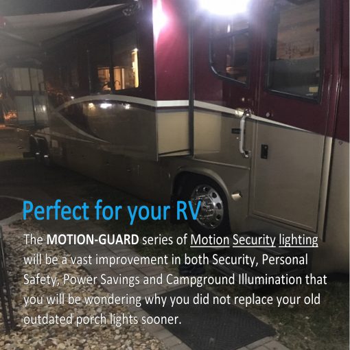 MOTIONGUARD®, MG1000450W™, Black, RV Motion Sensor Light
